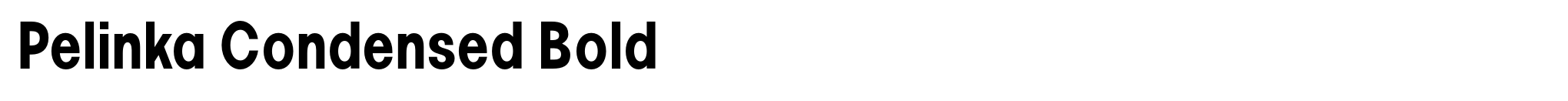 Pelinka Condensed Bold image